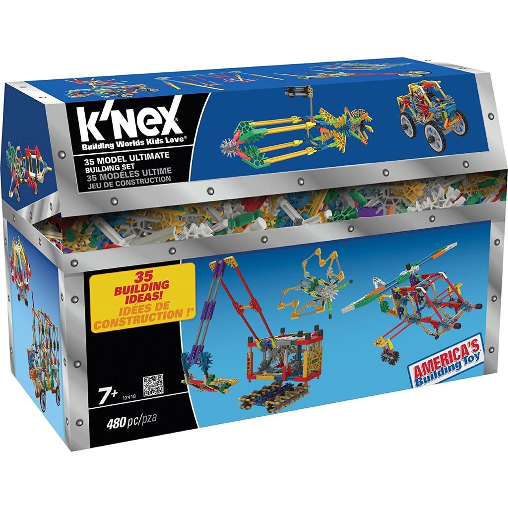 K’Nex Knex – 35 Model Building Set – 480 Pieces – For Ages 7+ Construction Education Toy