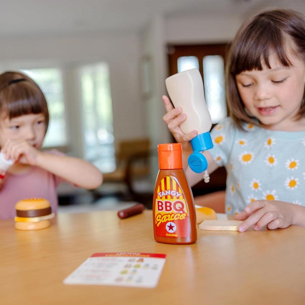 Melissa & Doug 5-Piece Favorite Condiments Play Food Set