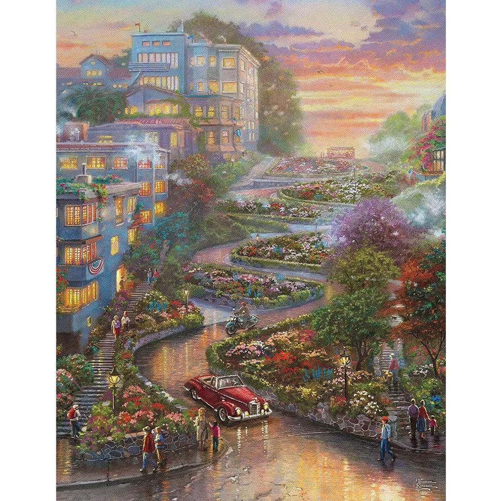 Ceaco - 8 in 1 Multipack - Thomas Kinkade - (2)Round 300 Piece, (4)550 Piece, (1)750 Piece (1)1000 Piece Jigsaw Puzzles