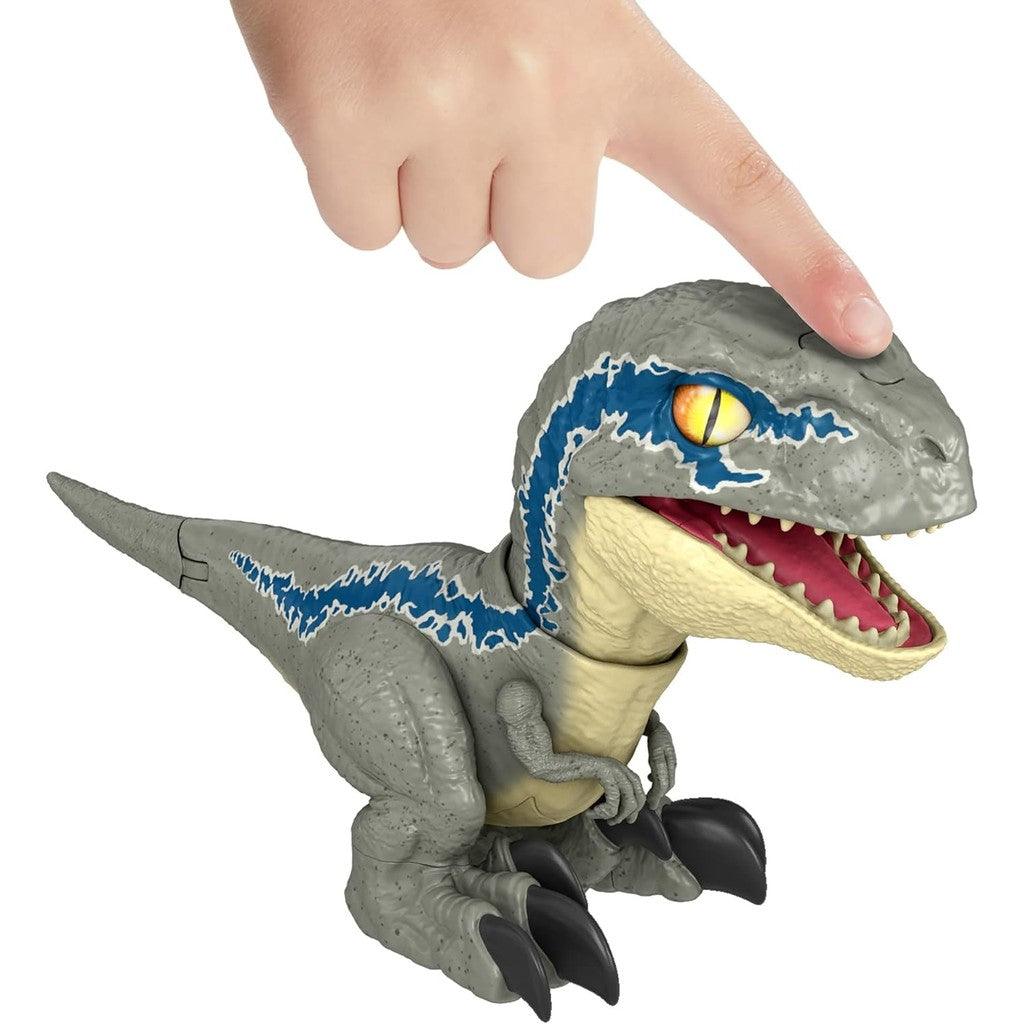 Mattel Jurassic World Dominion Uncaged Rowdy Roars Atrociraptor Beta Dinosaur Action Figure