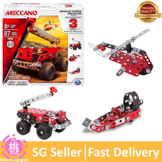Meccano-Erector Multimodels, Rescue Squad 3 Model Set - 15202