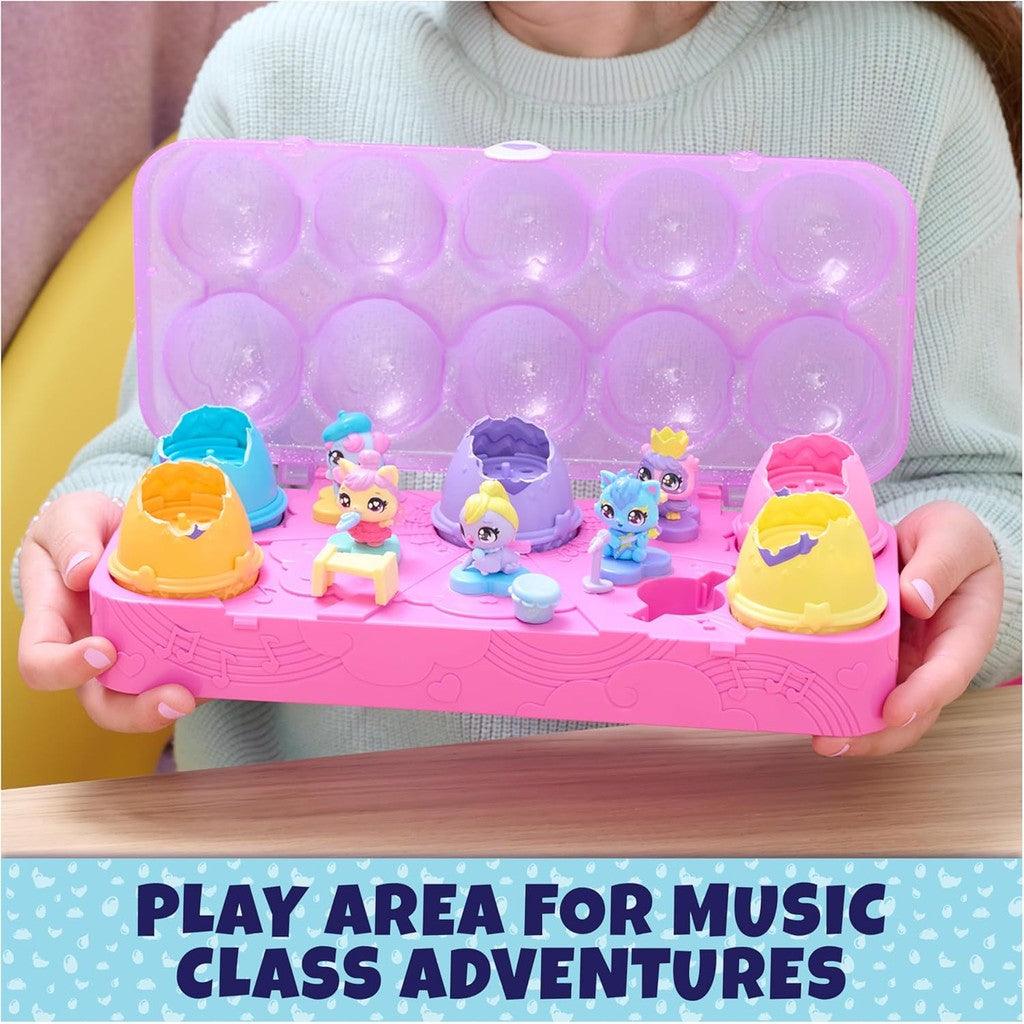 Hatchimals Alive, Egg Carton Toy with 5 Mini Figures in Self-Hatching Eggs, 11 Accessories/10 Accessories