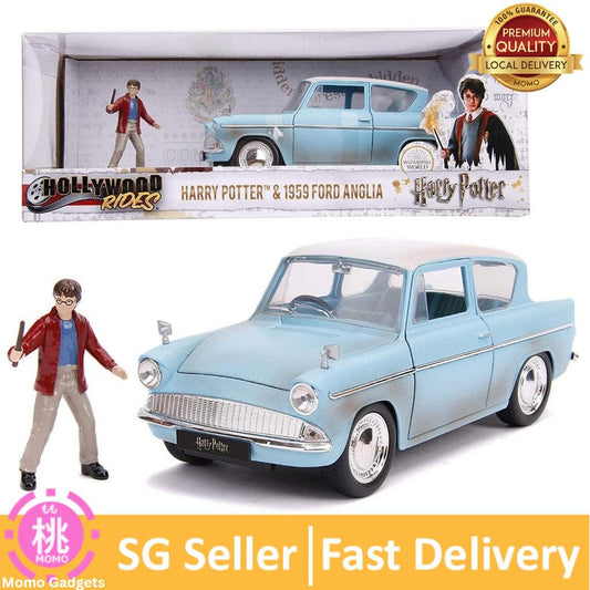 Jada Toys 1:24 Harry Potter and 1959 Ford Anglia Die-Cast Vehicle