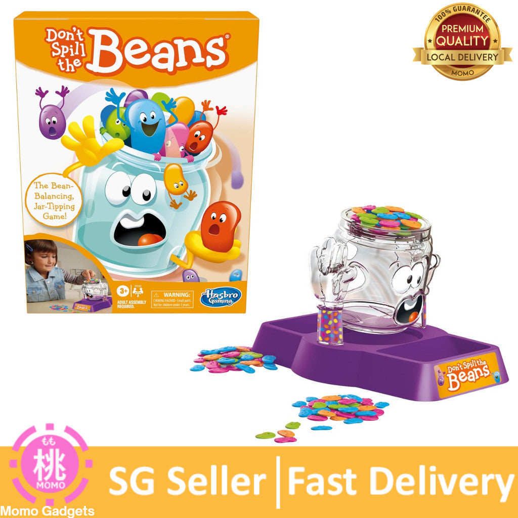 Hasbro Gaming Don't Spill The Beans Game for Kids, Easy and Fun Balancing Game for Children Ages 3 and Up