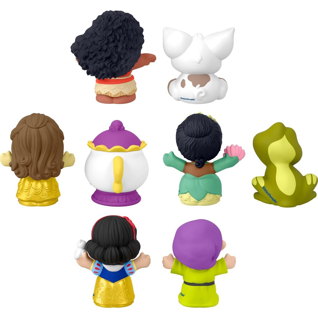 Fisher-Price Little People Toddler Toys Disney Princess Story Duos 8-Piece Figure Set