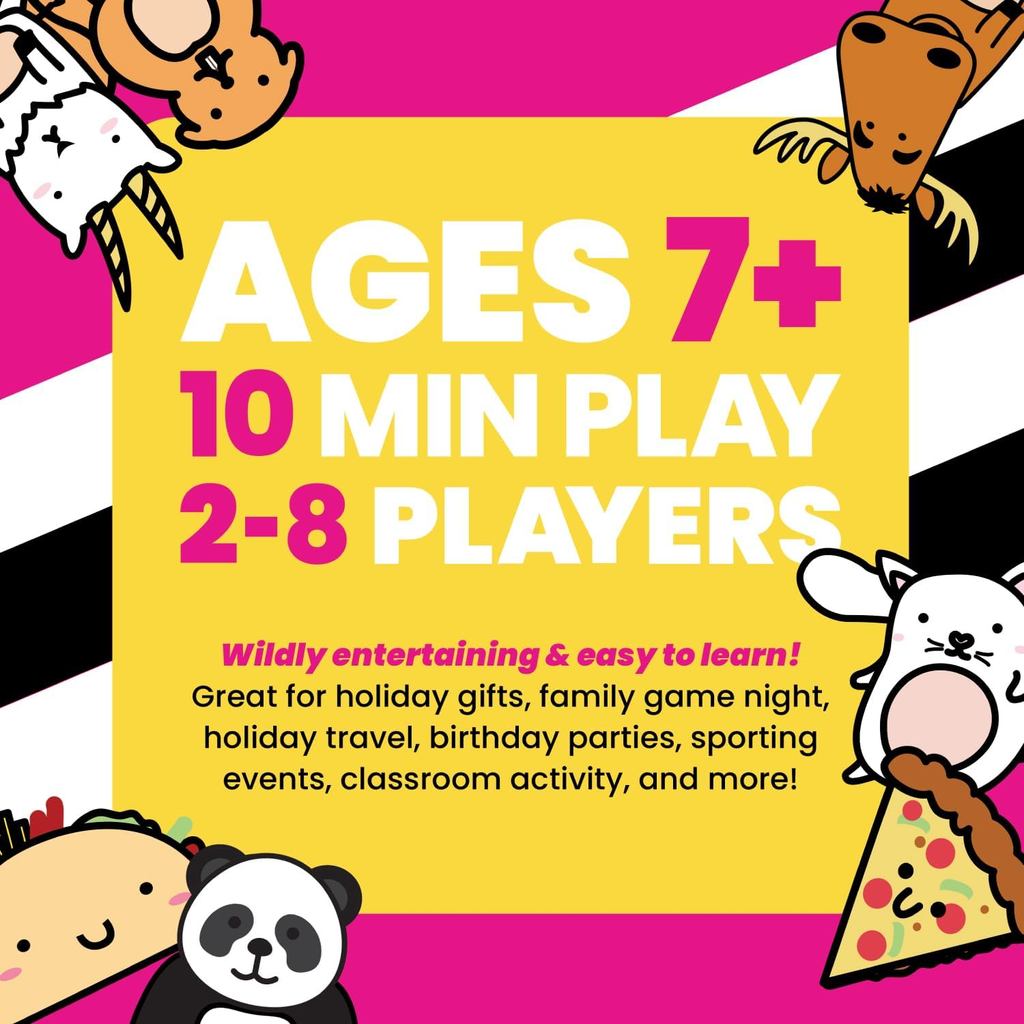 Taco Cat Goat Cheese Pizza Wildly Entertaining Card Game for Family and Group Game Night