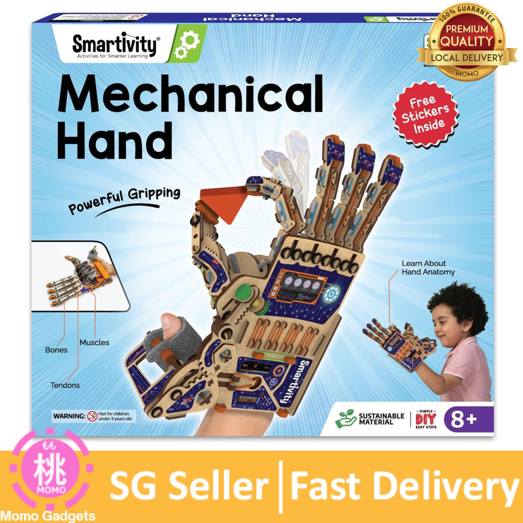 Smartivity DIY Robotic Mechanical Hand STEM Toy for Kids 8-14 Years Old | Parents Choice Award Winner