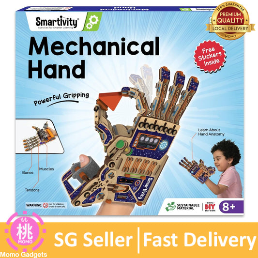 Smartivity DIY Robotic Mechanical Hand STEM Toy for Kids 8-14 Years Old | Parents Choice Award Winner