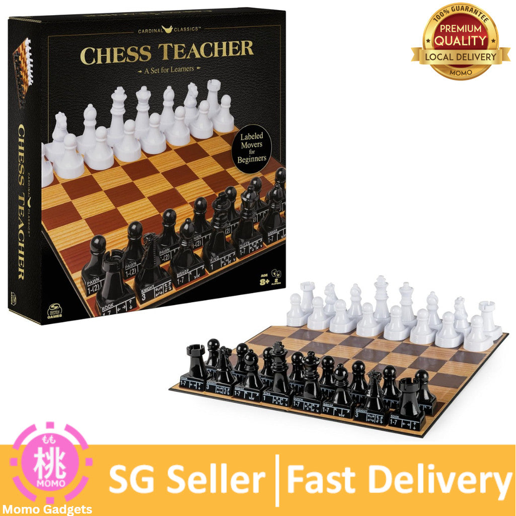 Spin Master Games, Cardinal Classics Chess Teacher, Learn to Play Strategy Board Games for Beginners
