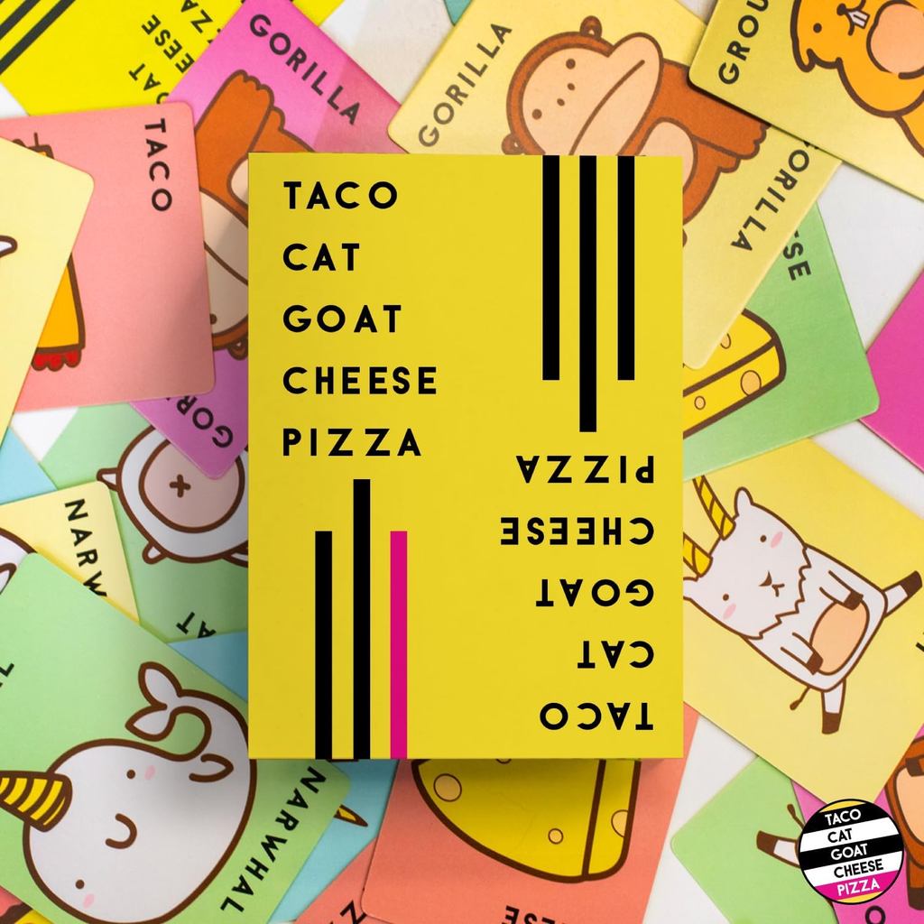 Taco Cat Goat Cheese Pizza Wildly Entertaining Card Game for Family and Group Game Night