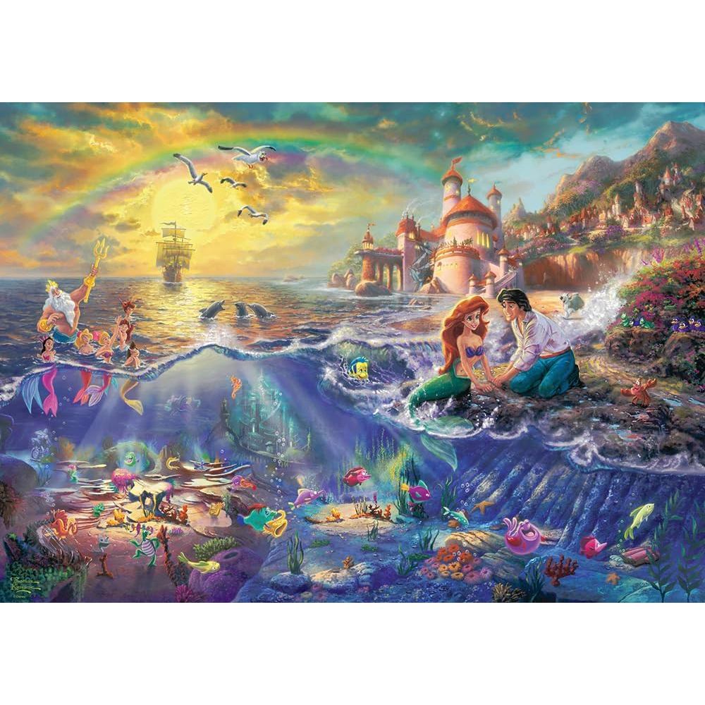 Schmidt | Thomas Kinkade: Disney The Little Mermaid Puzzle - 1000pc | Puzzle | Ages 12+