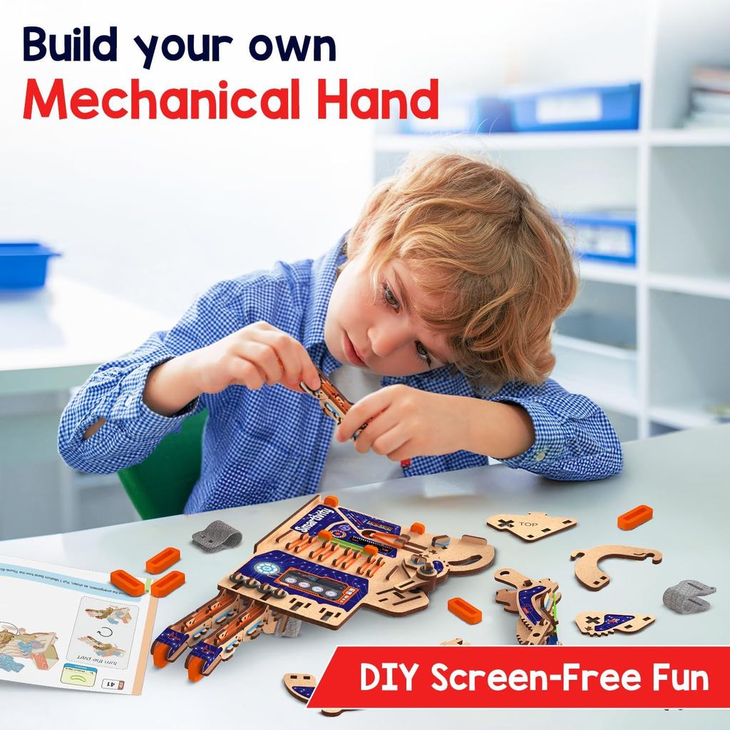 Smartivity DIY Robotic Mechanical Hand STEM Toy for Kids 8-14 Years Old | Parents Choice Award Winner