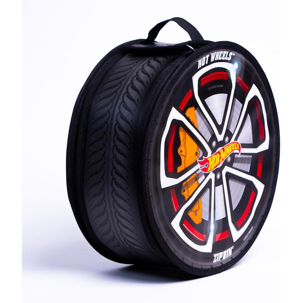 Hot Wheels Tara Toy: ZipBin Wheelie Track Pack - Unzips Into A Racetrack Mat
