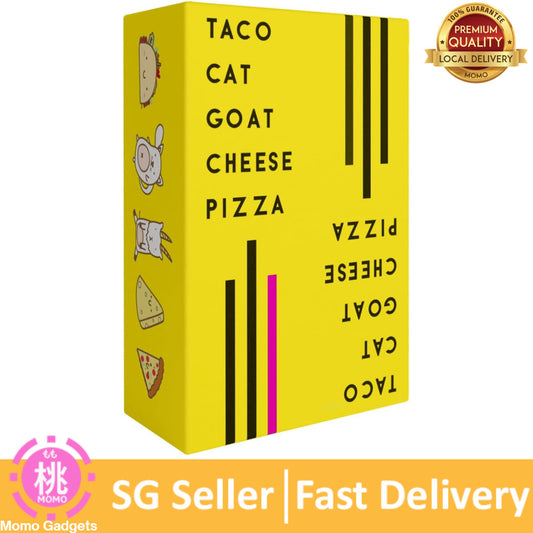 Taco Cat Goat Cheese Pizza Wildly Entertaining Card Game for Family and Group Game Night