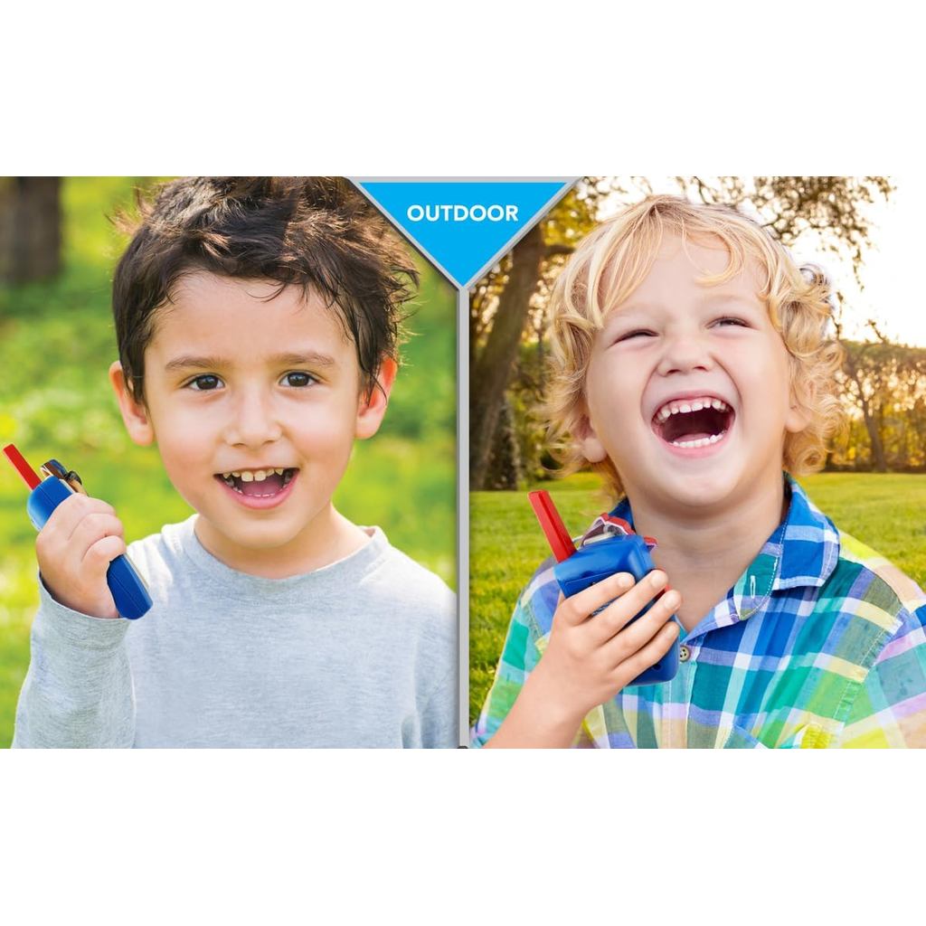 eKids Paw Patrol Toy Walkie Talkies for Kids, Static Free and Extended Range Indoor and Outdoor Toys