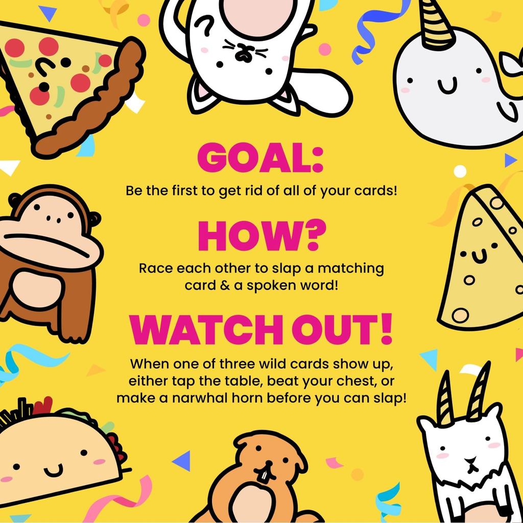 Taco Cat Goat Cheese Pizza Wildly Entertaining Card Game for Family and Group Game Night