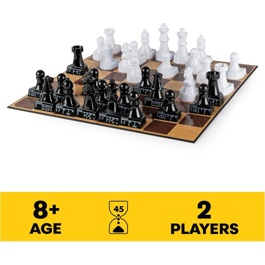 Spin Master Games, Cardinal Classics Chess Teacher, Learn to Play Strategy Board Games for Beginners