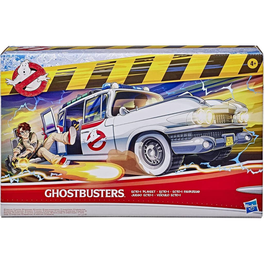 Hasbro Ghostbusters 2021 Movie Ecto-1 Playset with Accessories for Kids Ages 4 and Up New Car Great Gift