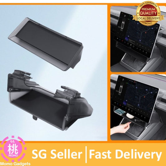 Upgraded for Tesla Model Y Juniper Under Screen Storage Organizer 2025-2026 Center Console Organizer Tray