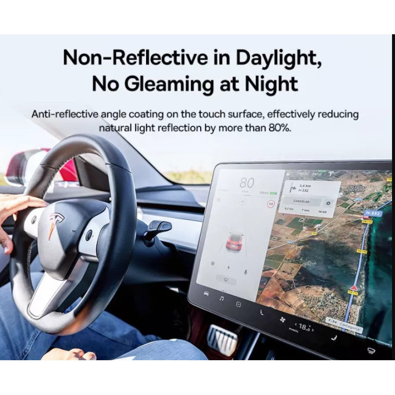 Screen Protector﻿ For BYD Sealion 7 EV 2024-2026 HD Tempered Glass Navigation Display Anti-Fingerprint Matt 15.6inch
