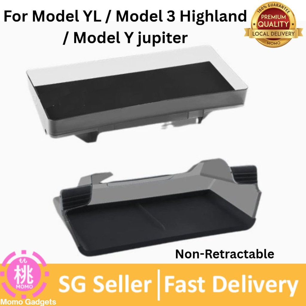Upgraded for Tesla Model Y Juniper Under Screen Storage Organizer 2025-2026 Center Console Organizer Tray