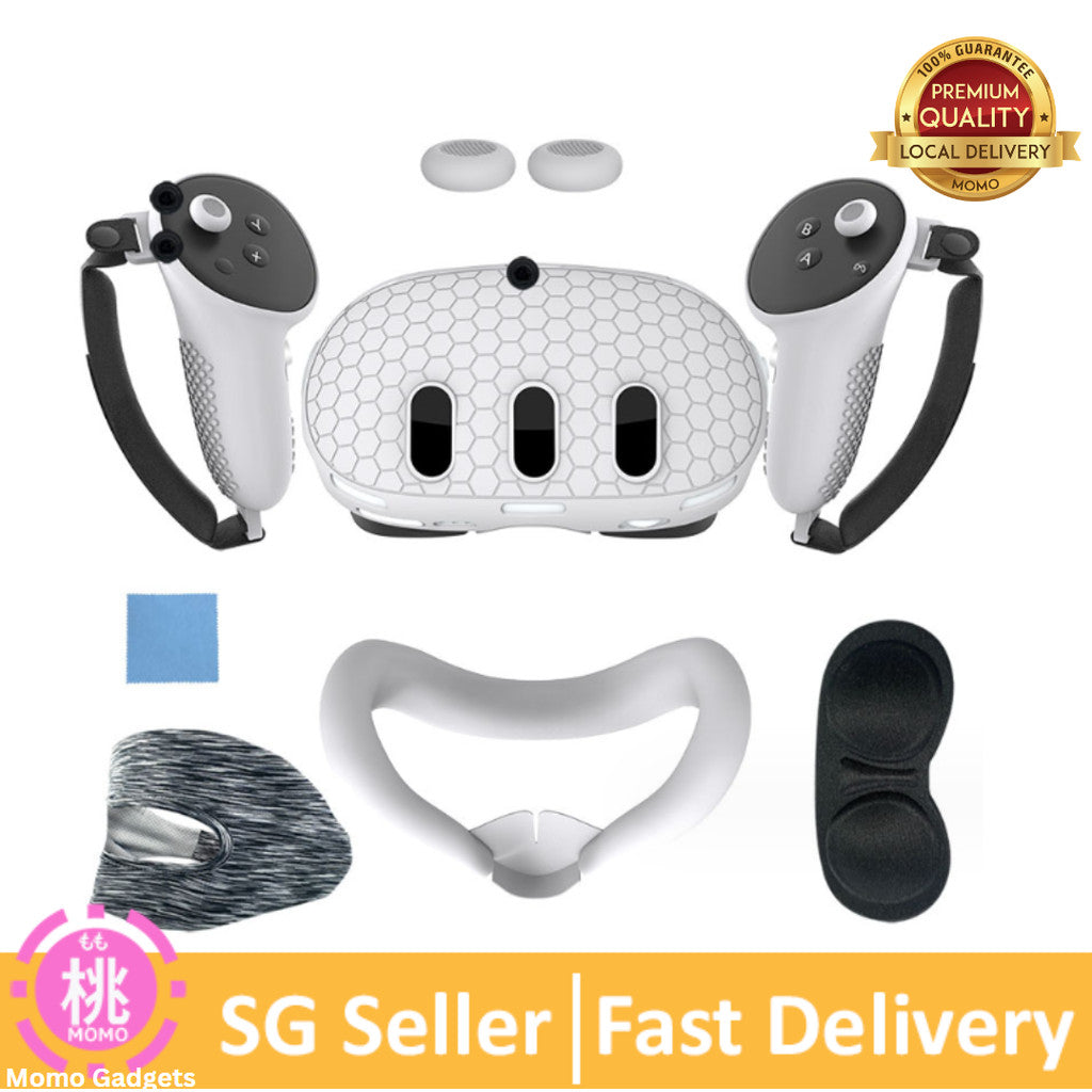 Bundle pack Accessories for Quest 3  Controller Cover, Controller Strap, Analog Button Cover