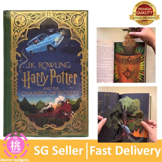 Harry Potter and the Chamber of Secrets (Harry Potter, Book 2) (Minalima Edition): Volume 2 Hardcover – Illustrated