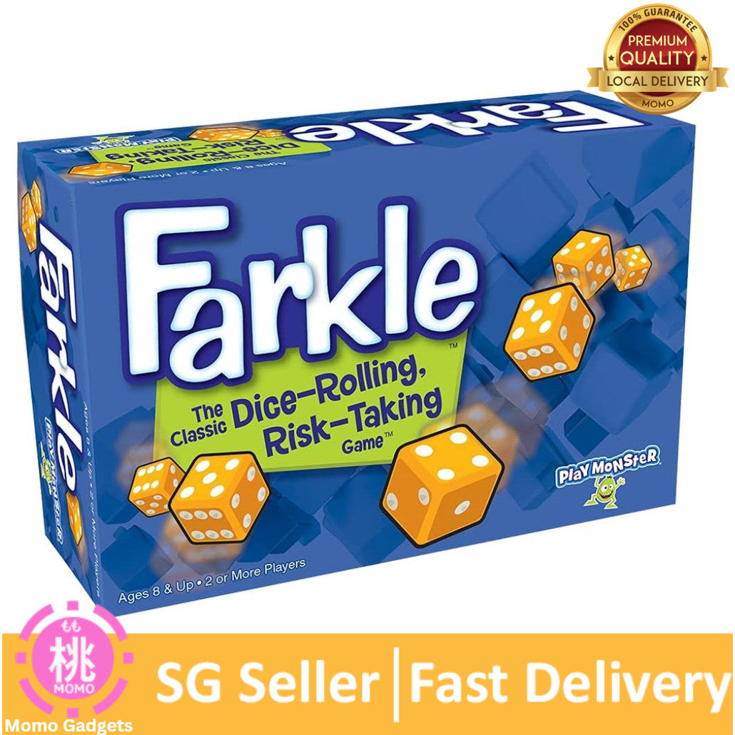 PlayMonster Farkle Classic Dice Games – Kids, Family Games, Travel Game, Adult Games, Ages 8+
