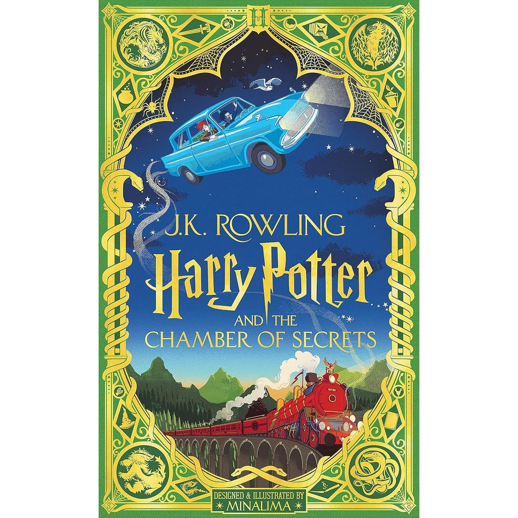 Harry Potter and the Chamber of Secrets (Harry Potter, Book 2) (Minalima Edition): Volume 2 Hardcover – Illustrated