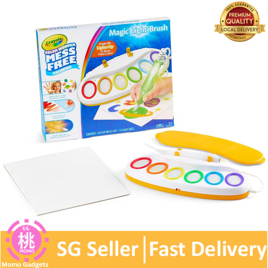 Crayola Color Wonder Magic Light Brush, Mess Free Painting Station for Kids, Toddler Toys & Activities, Ages 3+