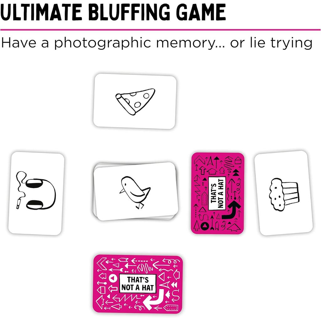 Ravensburger That's Not A Hat - Fun Bluffing & Memory Party Game for All Ages Components | Ideal for Family Gatherings