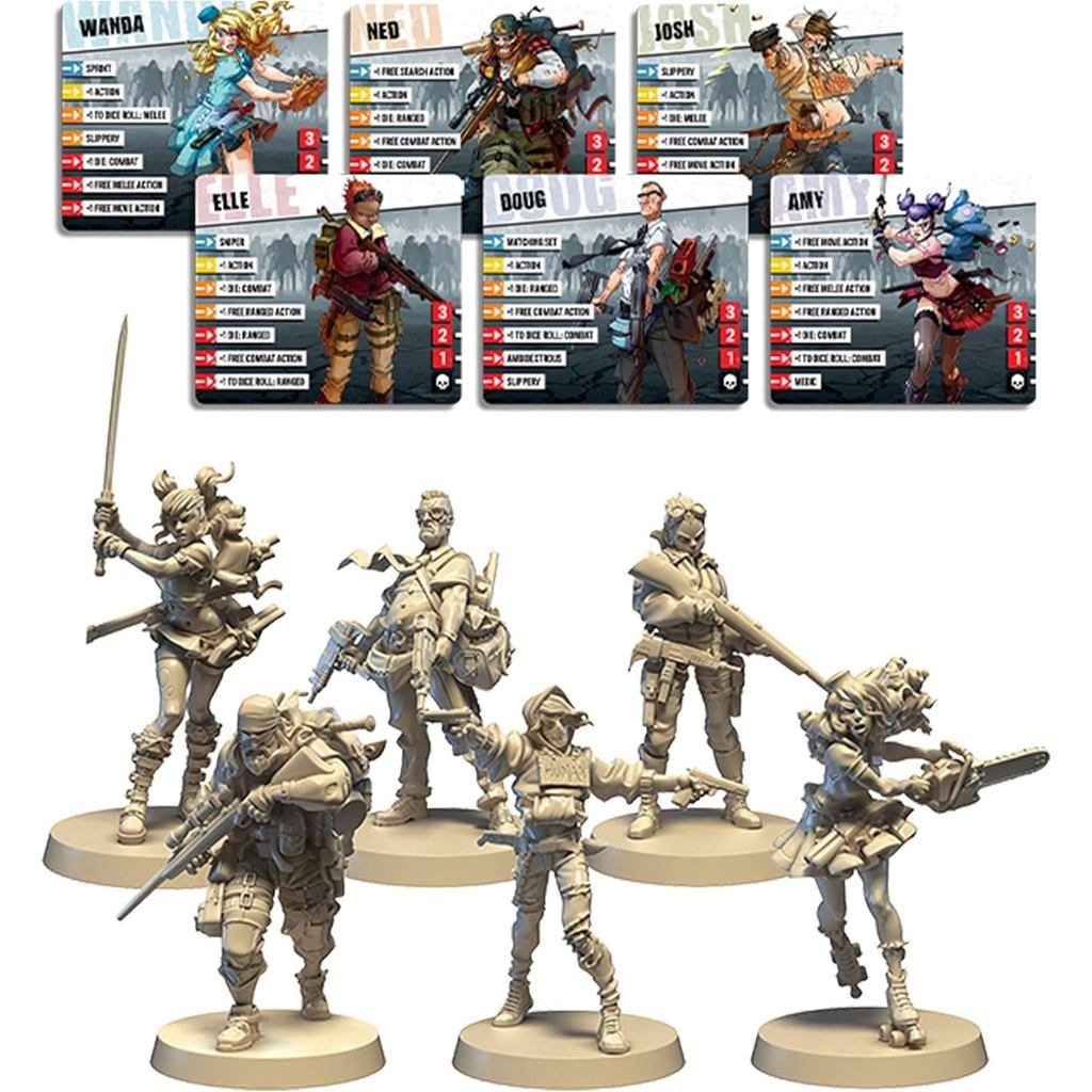Zombicide 2nd Edition Strategy Board Game|Cooperative Game for Teens and Adults|Zombie Board Game|Ages 14+|1-6 Players