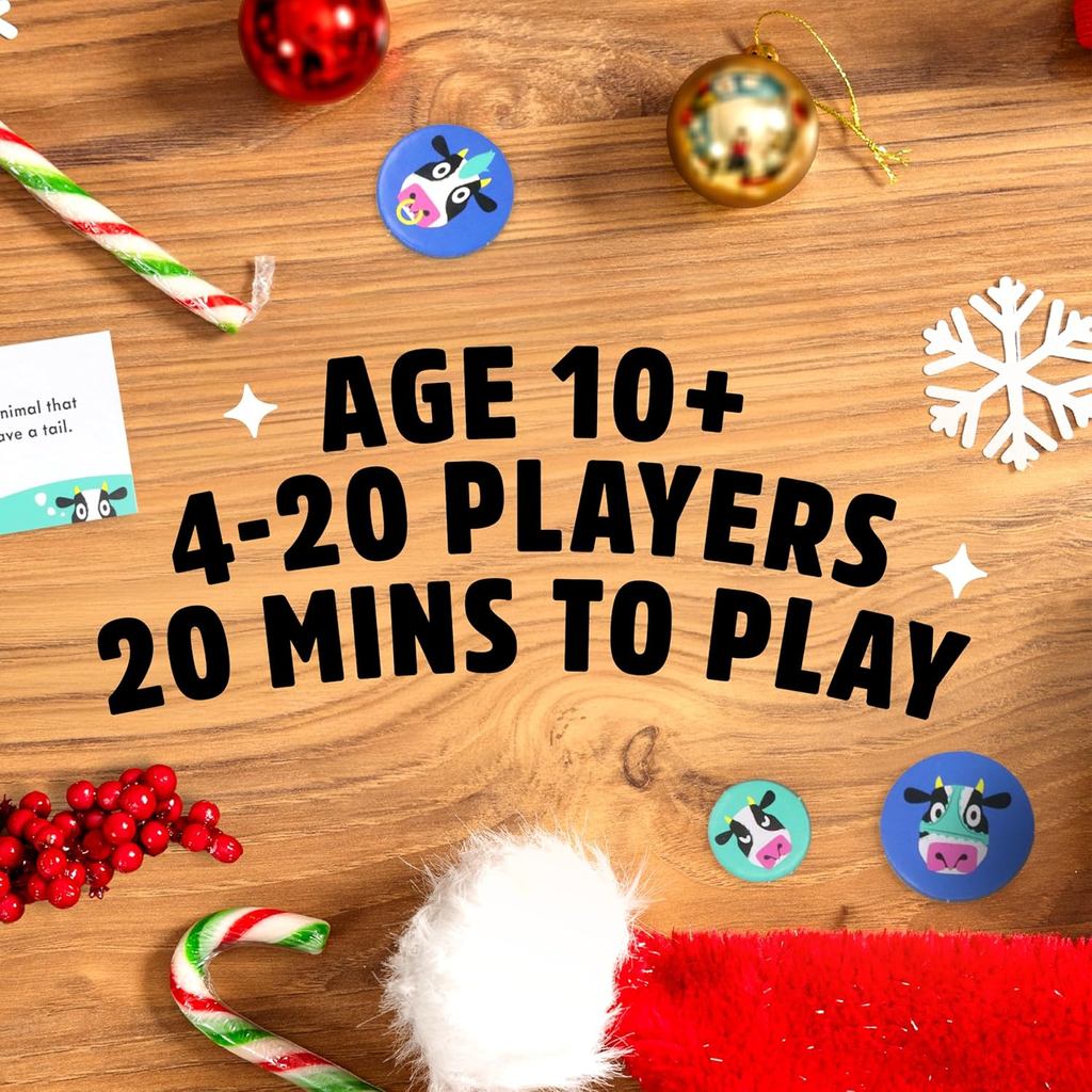 Herd Mentality: Udderly Funny Family Board Game | Easy & Fun for Big Groups of 4-20 Players