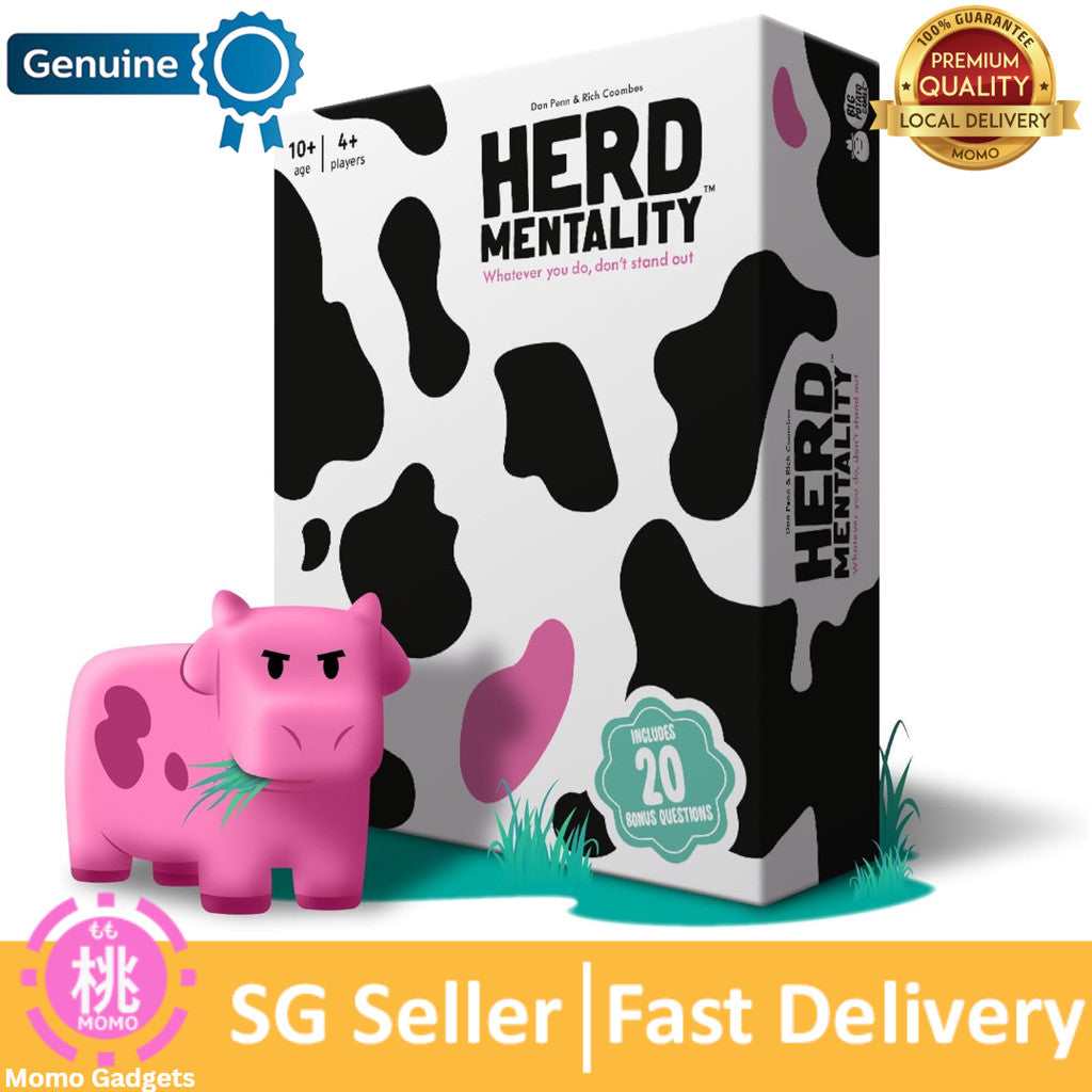 Herd Mentality: Udderly Funny Family Board Game | Easy & Fun for Big Groups of 4-20 Players