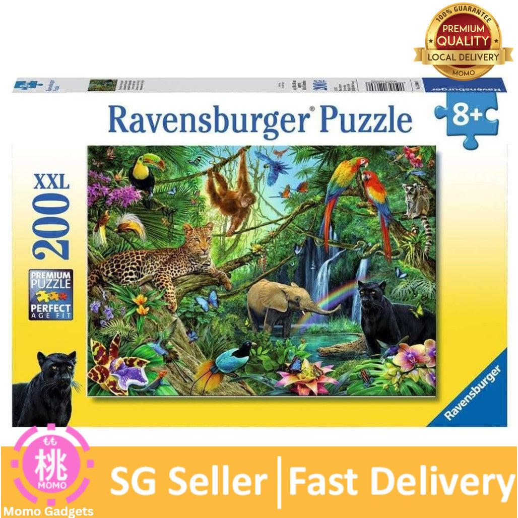 Ravensburger 126606 Animals in the Jungle Jigsaw Puzzle (200 Piece XXL)