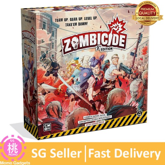 Zombicide 2nd Edition Strategy Board Game|Cooperative Game for Teens and Adults|Zombie Board Game|Ages 14+|1-6 Players