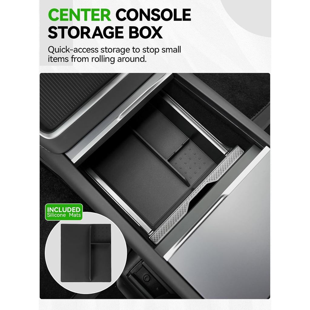 5 Pc Center Console Organizer Tray for 2025-2026 Tesla Model Y Juniper Accessories
