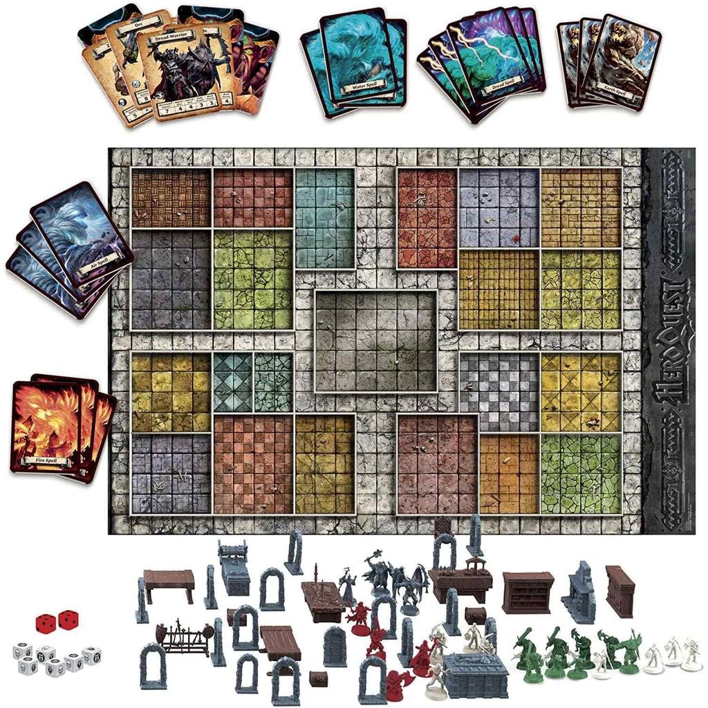Hasbro Gaming Avalon Hill HeroQuest Game System Tabletop Board Game for Ages 14 and Up,2-5 Players