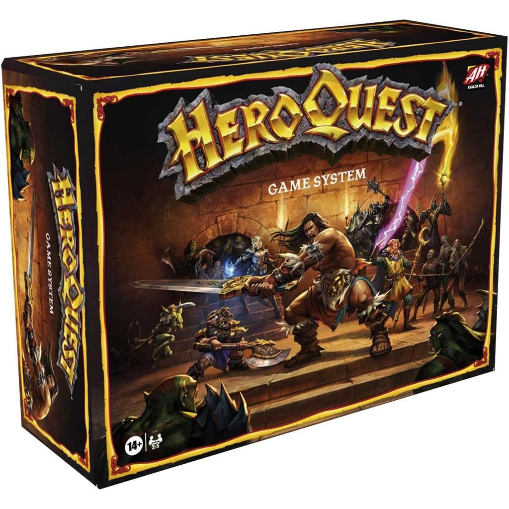 Hasbro Gaming Avalon Hill HeroQuest Game System Tabletop Board Game for Ages 14 and Up,2-5 Players
