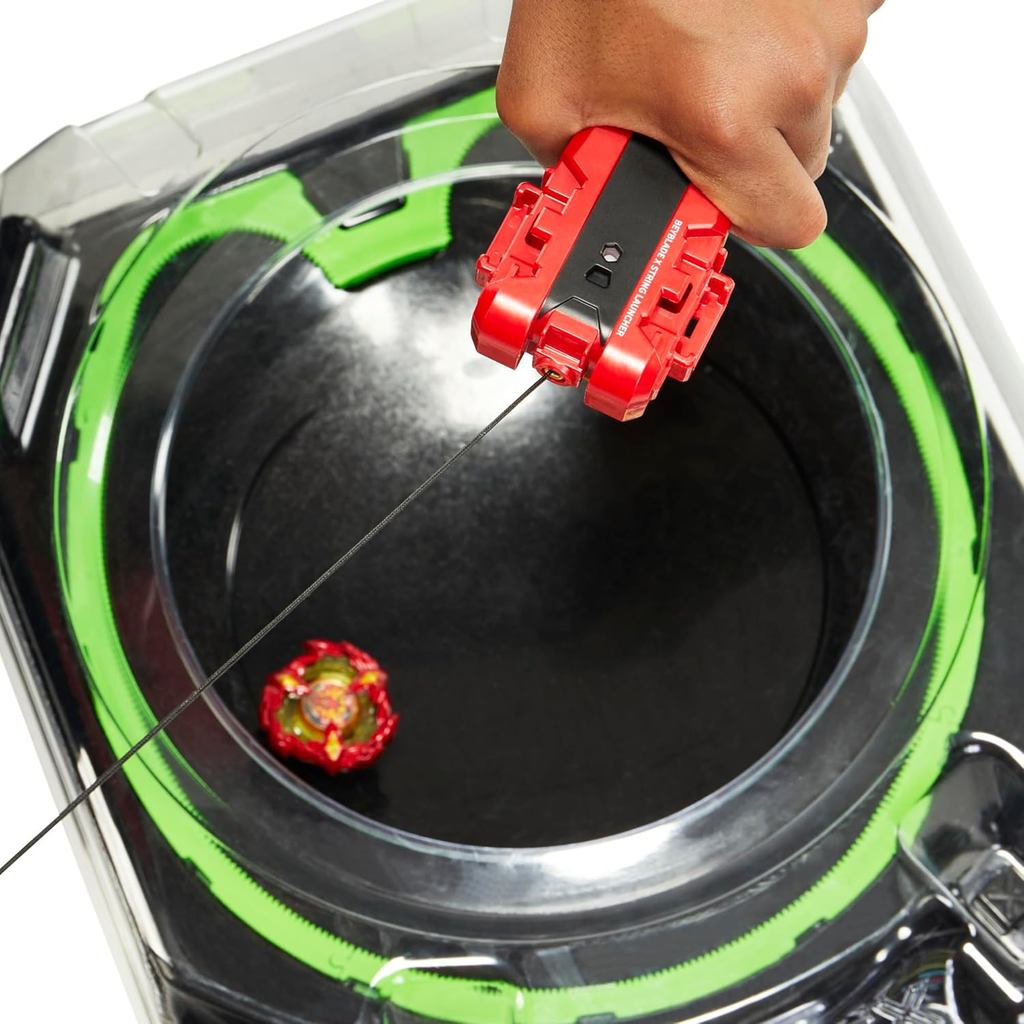 Beyblade X Soar Phoenix 9-60GF Deluxe String Launcher Set with Attack Type Right-Spinning Top Toy