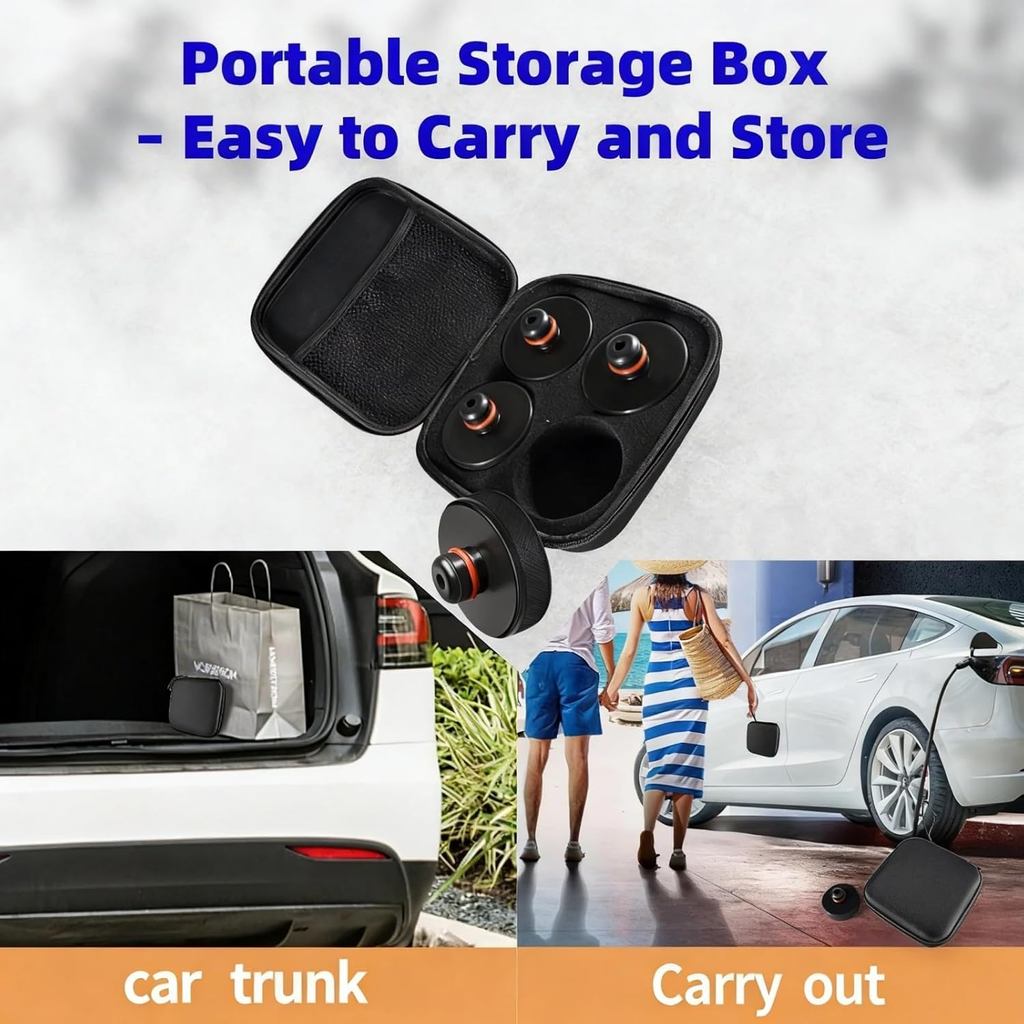 [SG] Tesla Jack Pads Tesla (Singapore) Model Y Juniper Model 3 Highland Tire Tyre Rotation 4pcs/Case with Storage Case