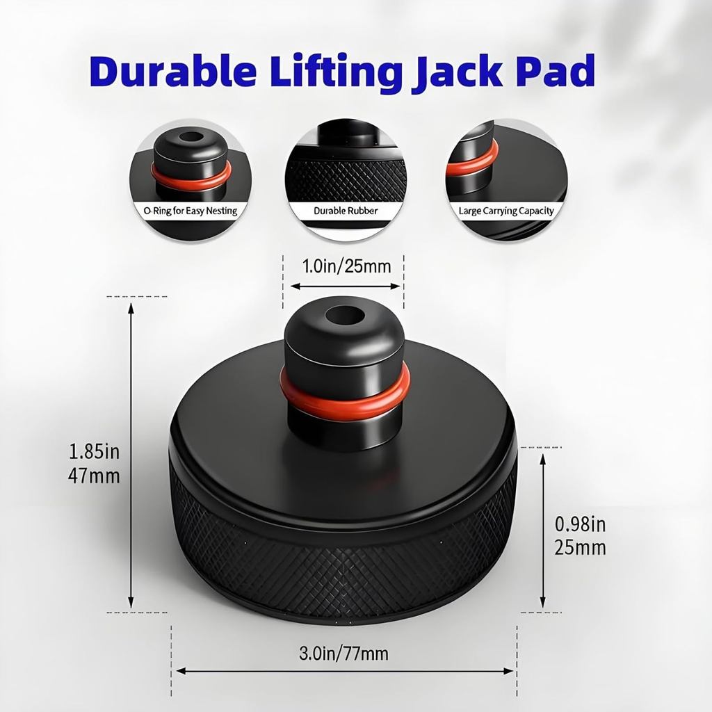 [SG] Tesla Jack Pads Tesla (Singapore) Model Y Juniper Model 3 Highland Tire Tyre Rotation 4pcs/Case with Storage Case