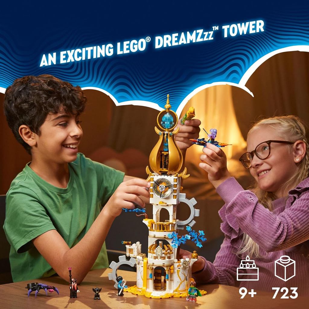 LEGO DREAMZzz The Sandman’s Tower, Kids’ Castle Toy Playset - Aged 9 and Up, 71477