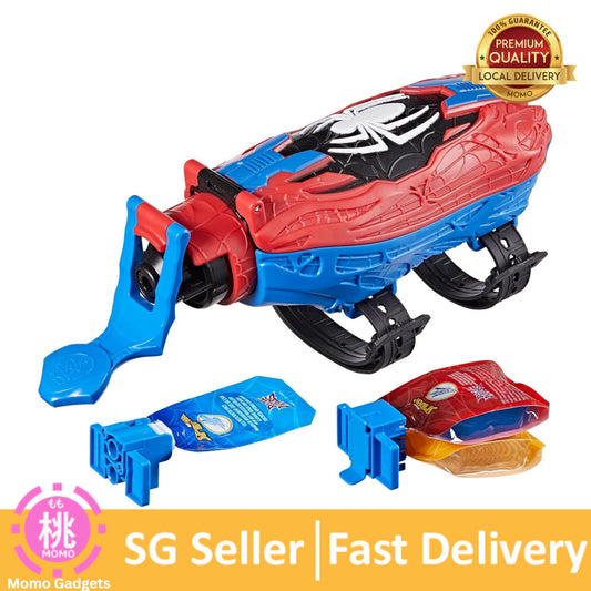Marvel Spider-Man Real Webs Ultimate Web Blaster, 2-in-1 Blaster, Role Play Toy, Spider-Man Costume, Ages 5 and Up