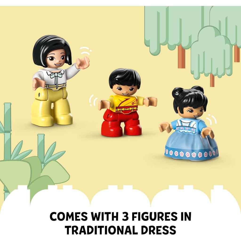 LEGO DUPLO Learn About Chinese Culture 10411 Bricks Set, Educational Learning Toys for Toddlers Age 2 Plus Years Old