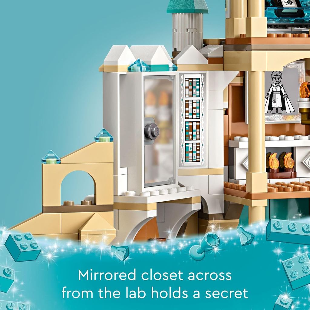 LEGO Disney Wish: King Magnifico’s Castle 43224 Building Toy Set, A Collectible Set for Kids Ages 7 and up