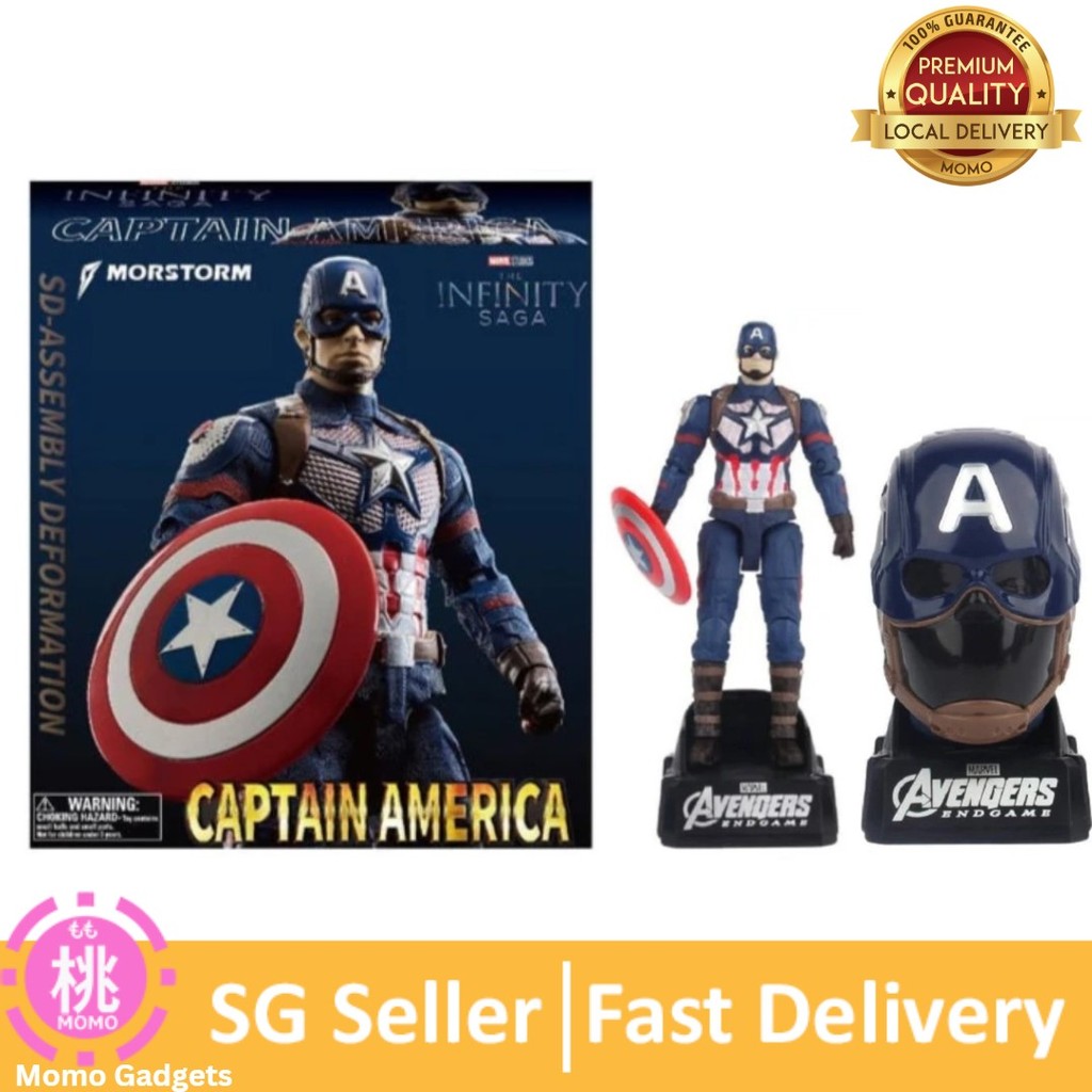 Marvel Legends Series 7-inch Scale Action Figure Toy Iron Man Mark /captain american /Spider man Infinity Saga Character