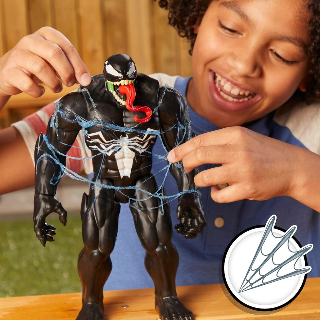 Marvel Spider-Man Real Webs Ultimate Web Blaster, 2-in-1 Blaster, Role Play Toy, Spider-Man Costume, Ages 5 and Up