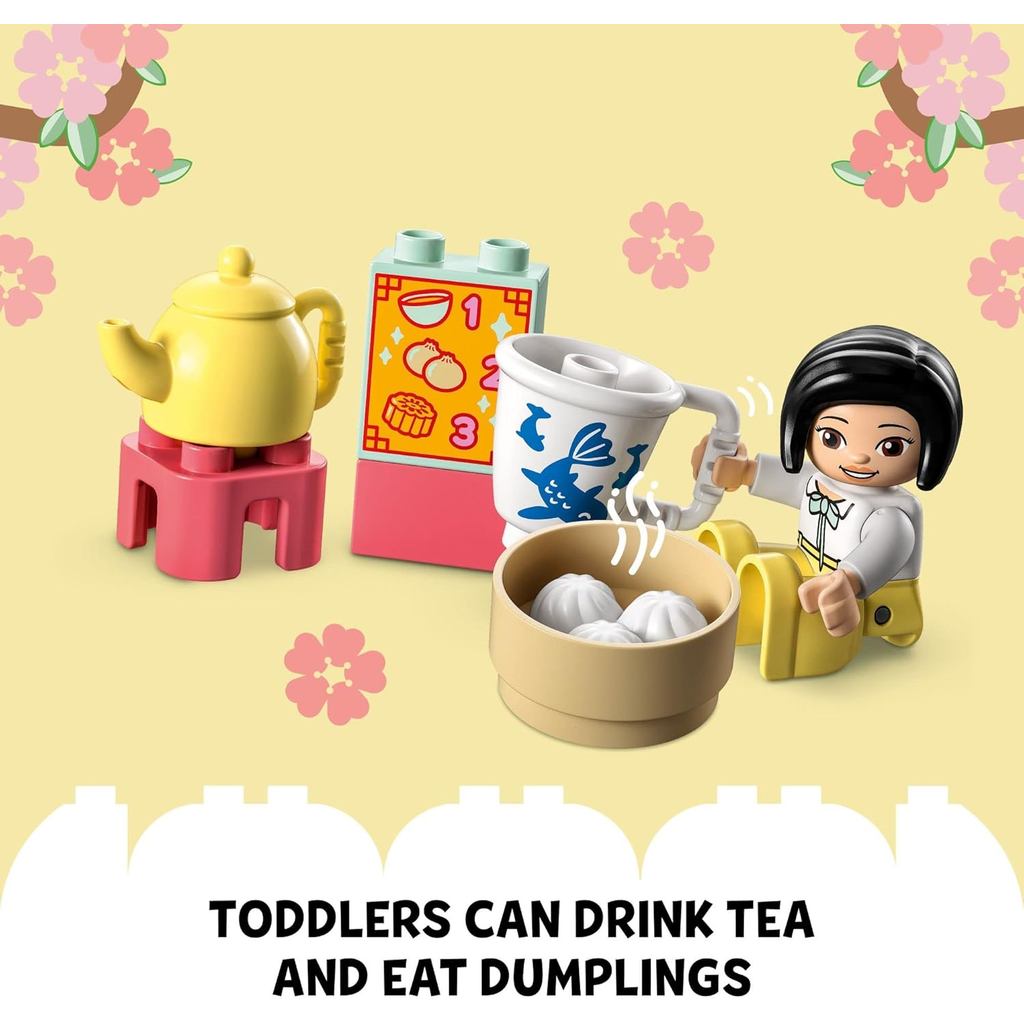LEGO DUPLO Learn About Chinese Culture 10411 Bricks Set, Educational Learning Toys for Toddlers Age 2 Plus Years Old