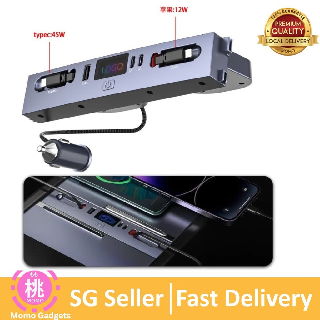 45W USB Charger Hub for Tesla Model Y Juniper 2026 & Model 3 Highland 2024 2025 Accessories